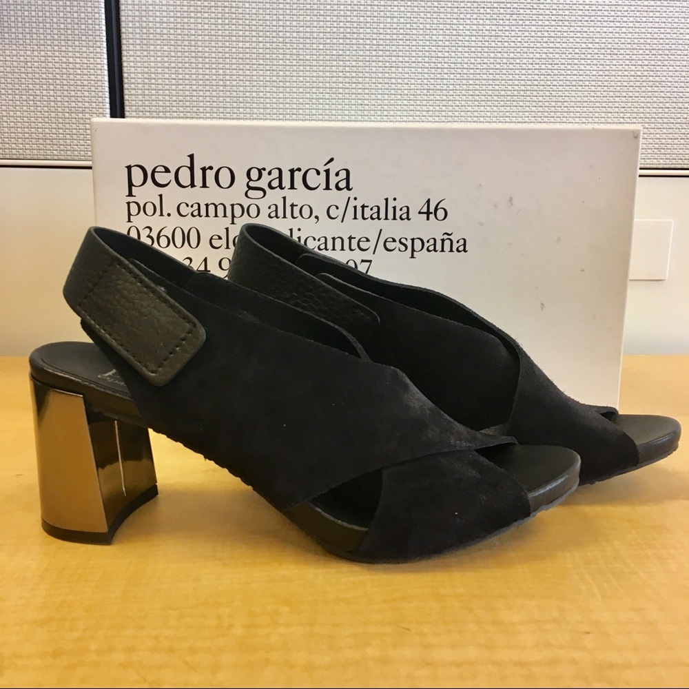 Pedro Garcia Yomar Mirror Heel Sandal